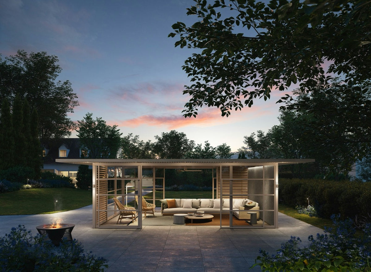 Kettal Pavillon H double – Detailansicht Deckenventilator