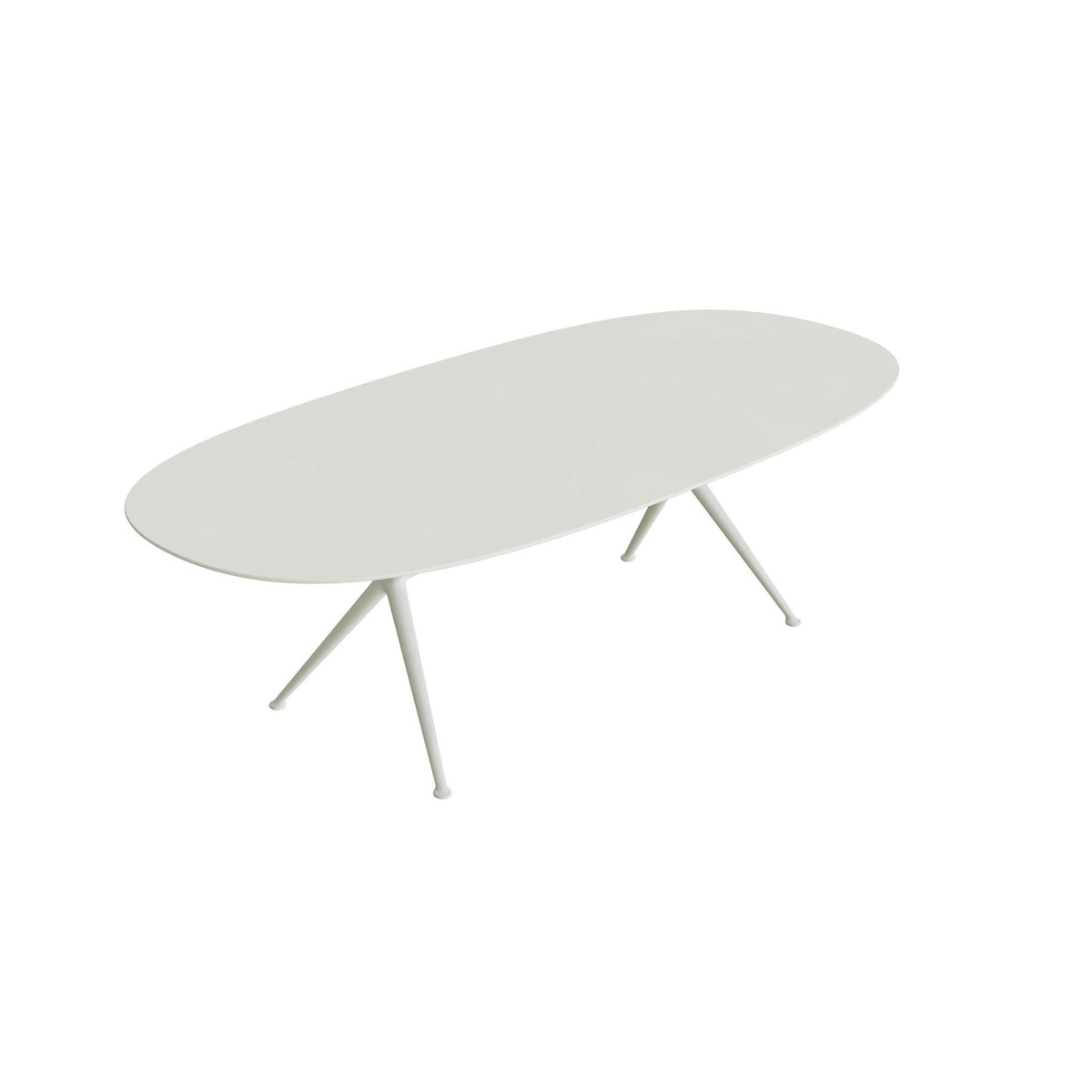 Royal Botania Exes Tisch Super-Ellipse 250 x 120 cm – weiß · Keramik weiß (white)