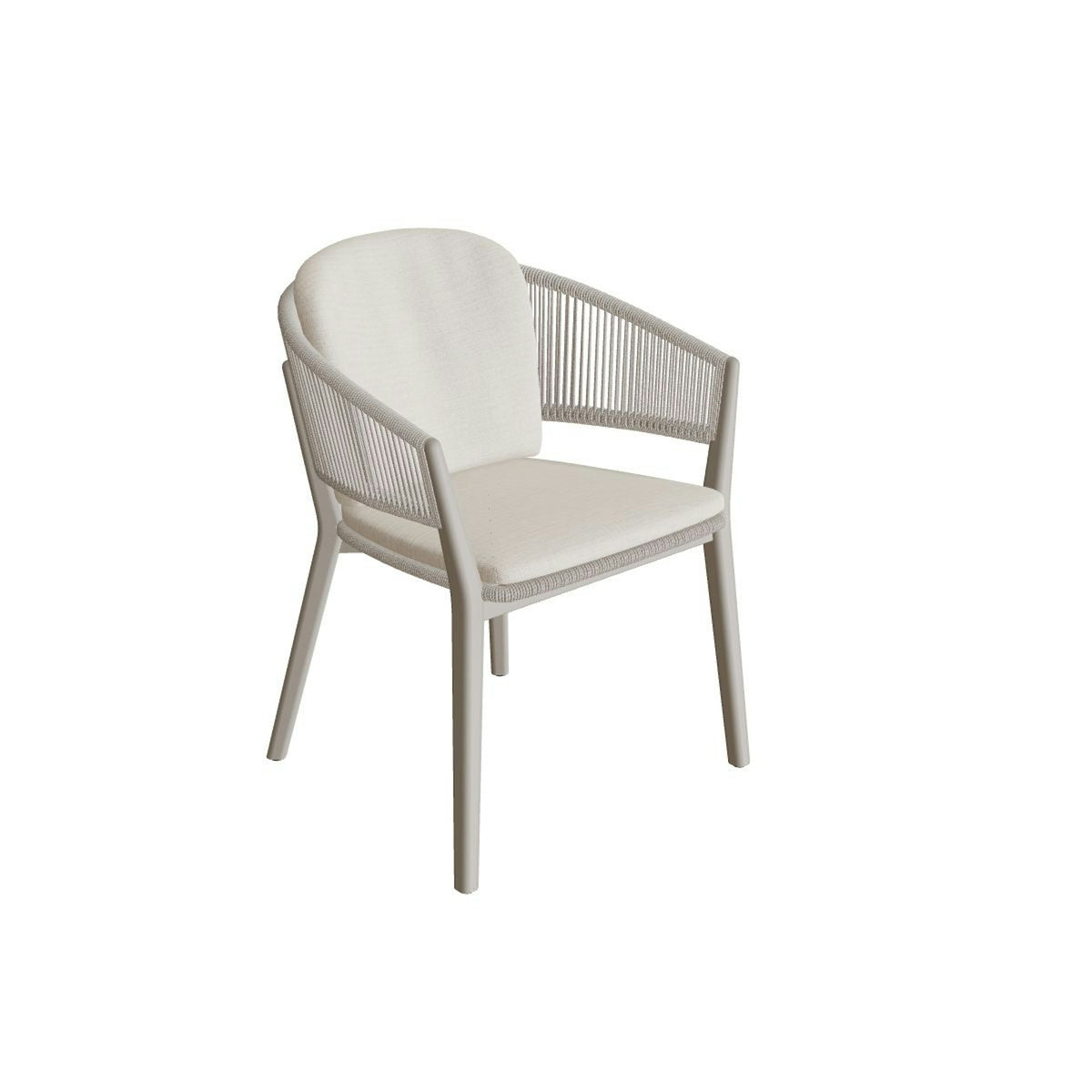 Royal Botania Carés Stuhl Aluminium – bronze · sand (desert) · ohne Polsterauflage