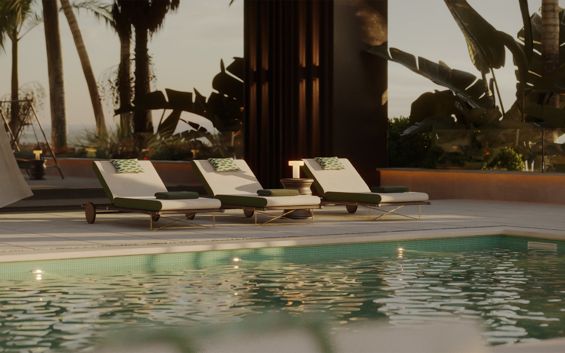 MyFace Noa Sonnenliege im Miami Beachfront Hotel