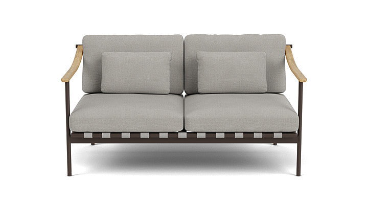 Barlow Tyrie I Around Deep Seating Sofa mit Teakarmlehnen 150 cm