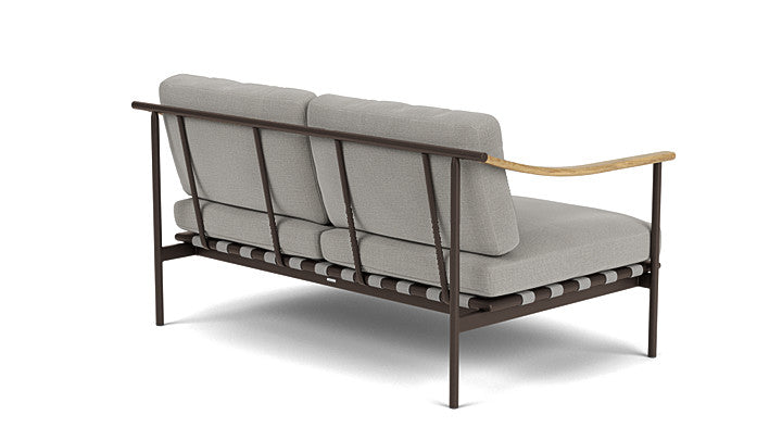 Barlow Tyrie I Around Deep Seating Sofa mit Teakarmlehnen 150 cm