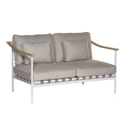 Barlow Tyrie I Around Deep Seating Sofa mit Teakarmlehnen 150 cm