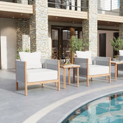 Der Barlow Tyrie Cocoon Sessel ist ein eleganter Sessel aus Aluminium mit einer geschwungenen Rückenlehne aus geflochtenem Chalk Olefin. Die Beine bestehen aus Teakholz, und der Sessel ist mit bequemen Kissen aus Sunbrella-Stoff in Kreideweiß ausgestattet. Mit einer Sitzhöhe von 46 cm bietet er Komfort und eine entspannte Haltung. Maße: 84 cm breit, 84 cm tief und 72 cm hoch. Ideal für den Außenbereich.