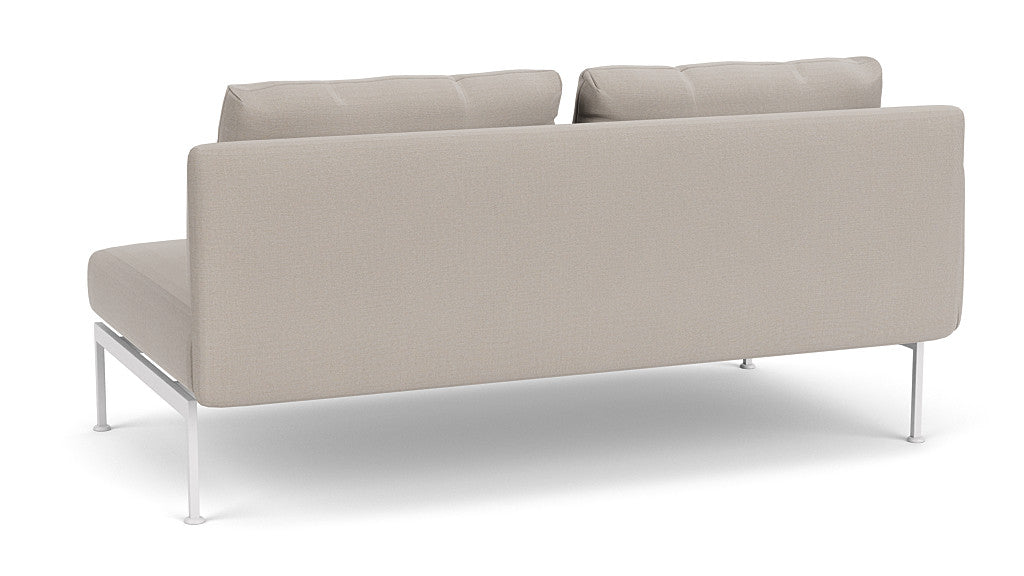 Barlow Tyrie I Layout Deep Seating Zweisitzer-Endmodul mit niedriger Armlehne