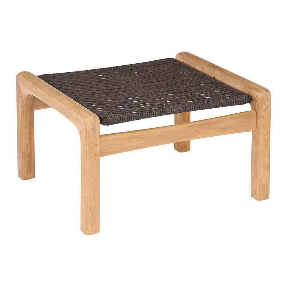 Barlow Tyrie Monterey Hocker Cord aus Teak – wetterfest für den Außenbereich