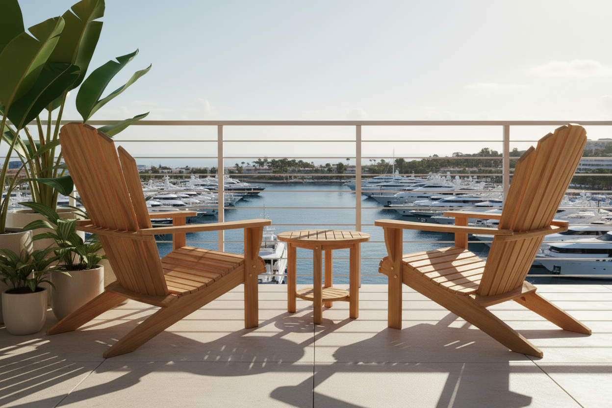 Barlow Tyrie I Adirondack Chair – Teak Masterpiece – Classic Design