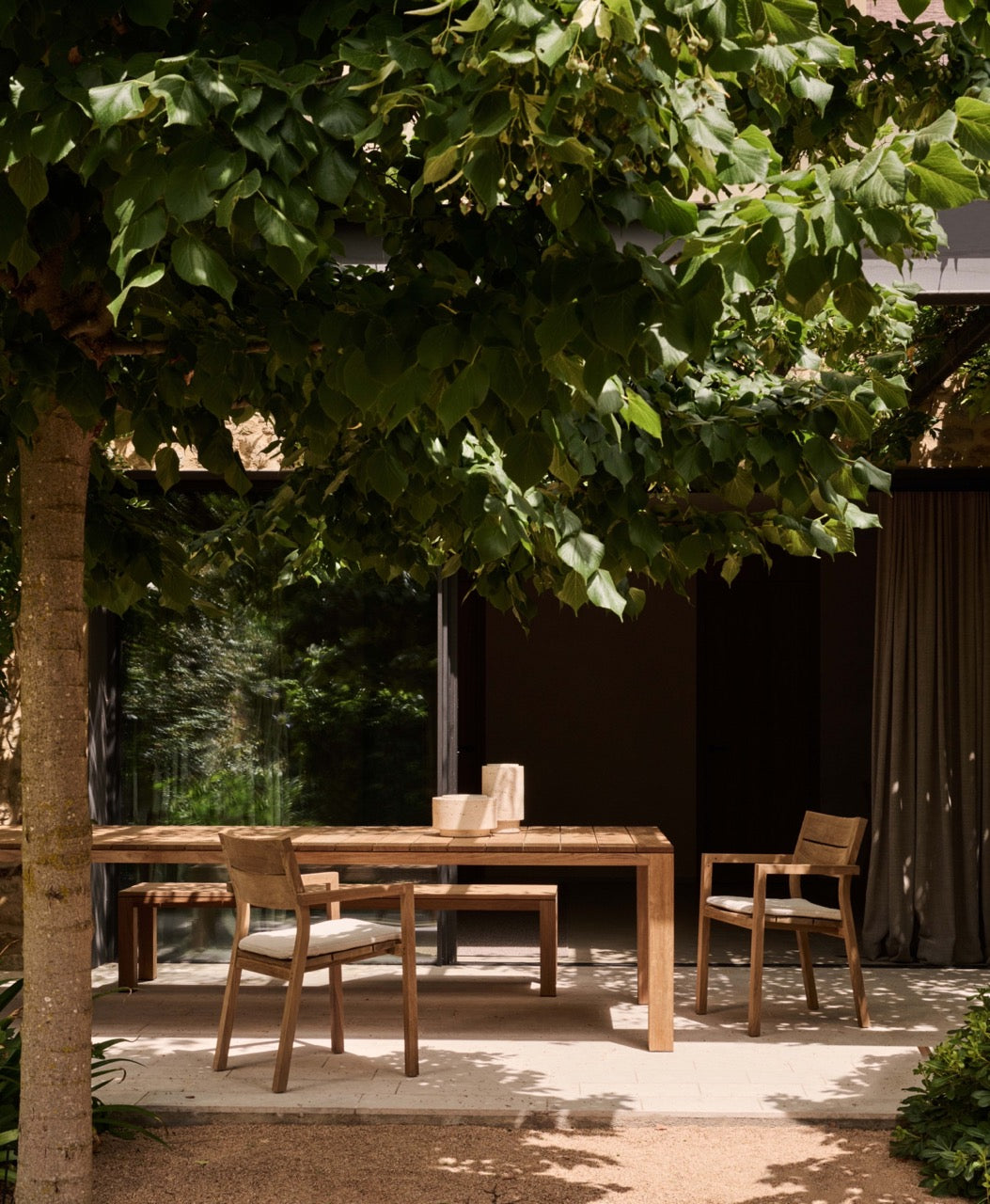 Tribu I Kos dining table made of teak wood, 266 cm, rectangular