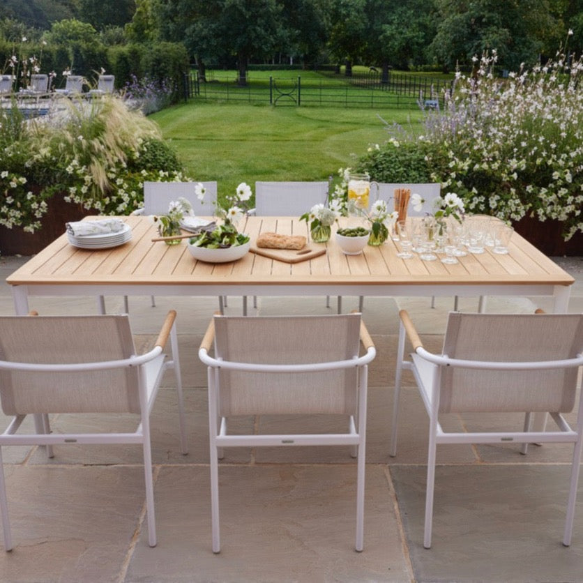 Barlow Tyrie I Around Aluminium Esstisch 215 cm, rechteckig