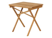 Barlow Tyrie Safari Klapptisch 68 cm – Detailansicht Teak und Verarbeitung