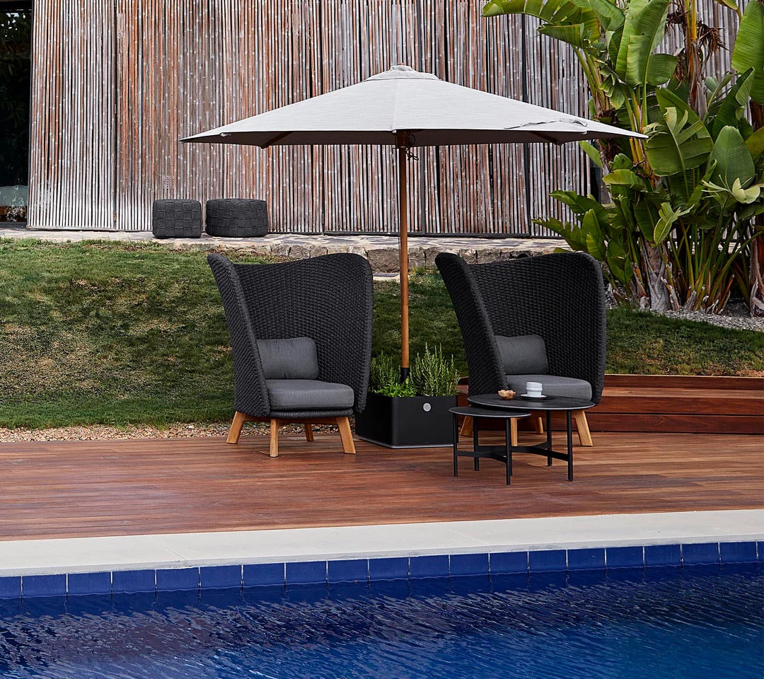 Cane-Line I Peacock Wing Highback Armchair