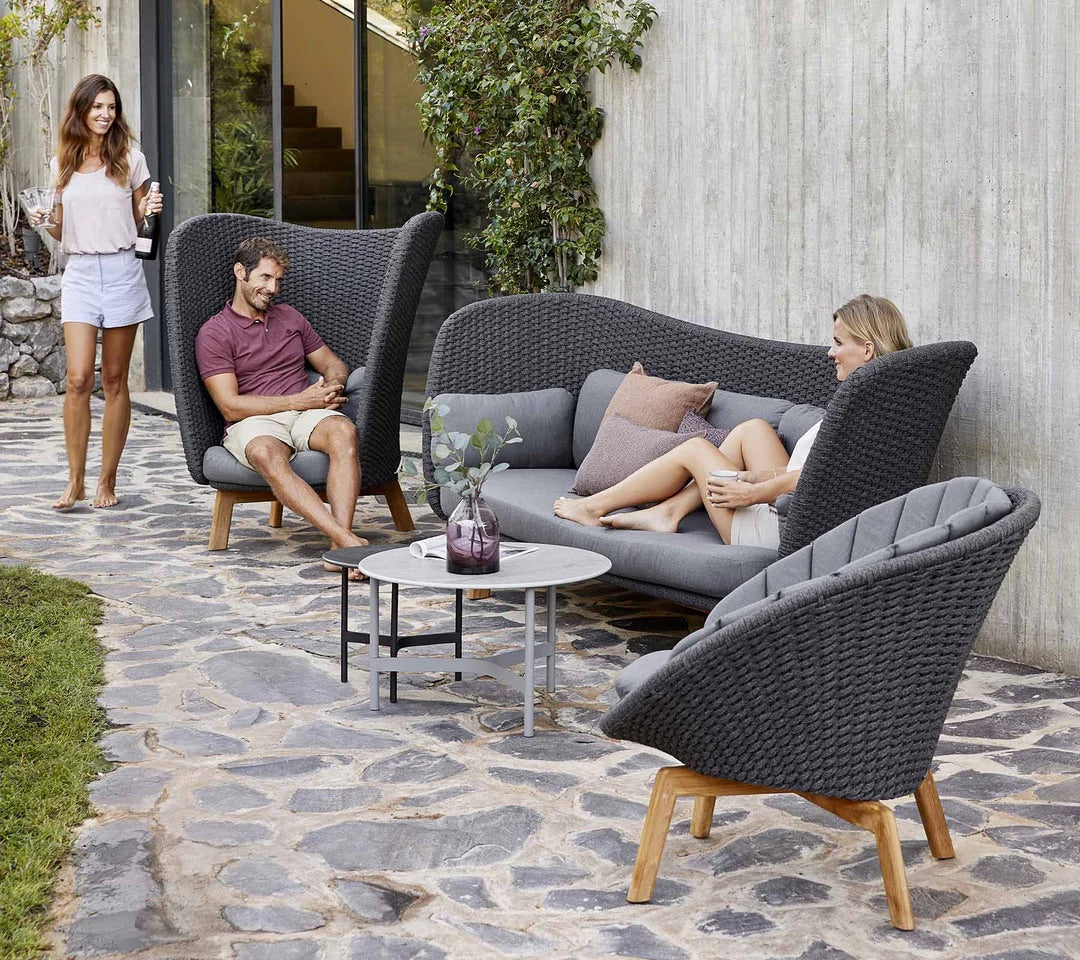 Cane-Line I Peacock Wing Highback Armchair