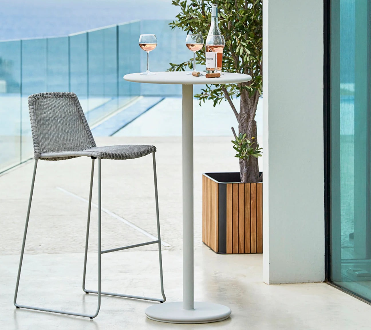 Cane-Line I Go Bartisch 60 cm, rund