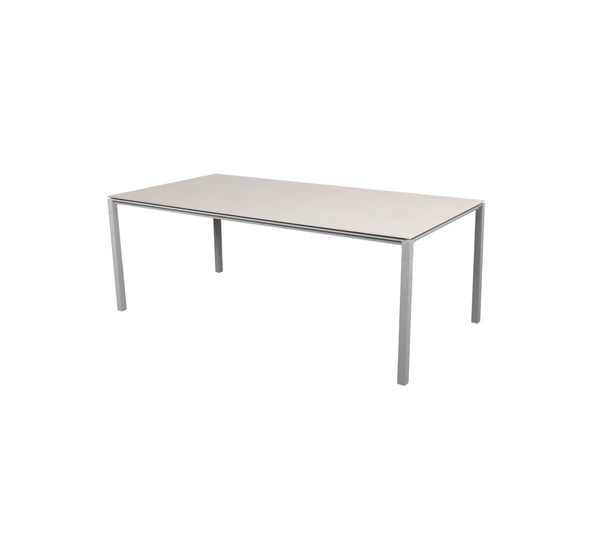 Cane-Line I Pure Tisch 200 cm, rechteckig