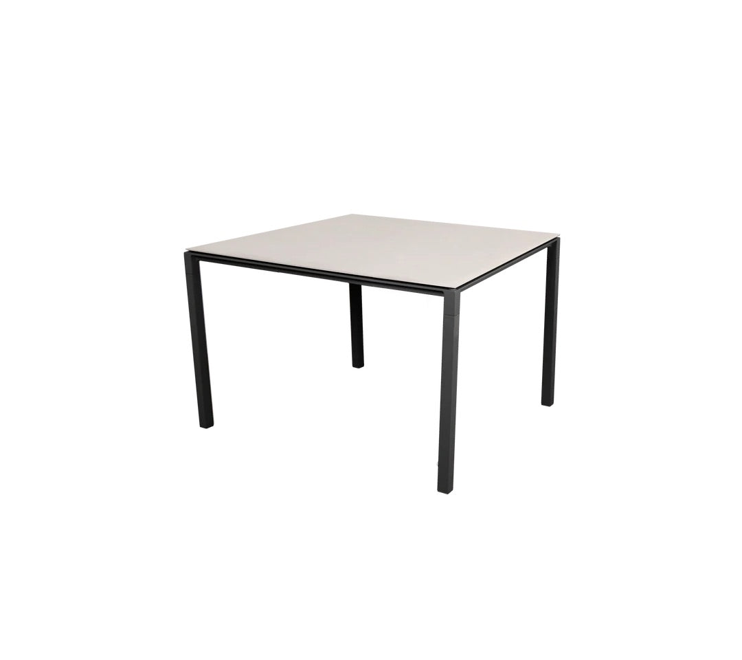 Cane-Line I Pure Tisch 100 cm, quadratisch