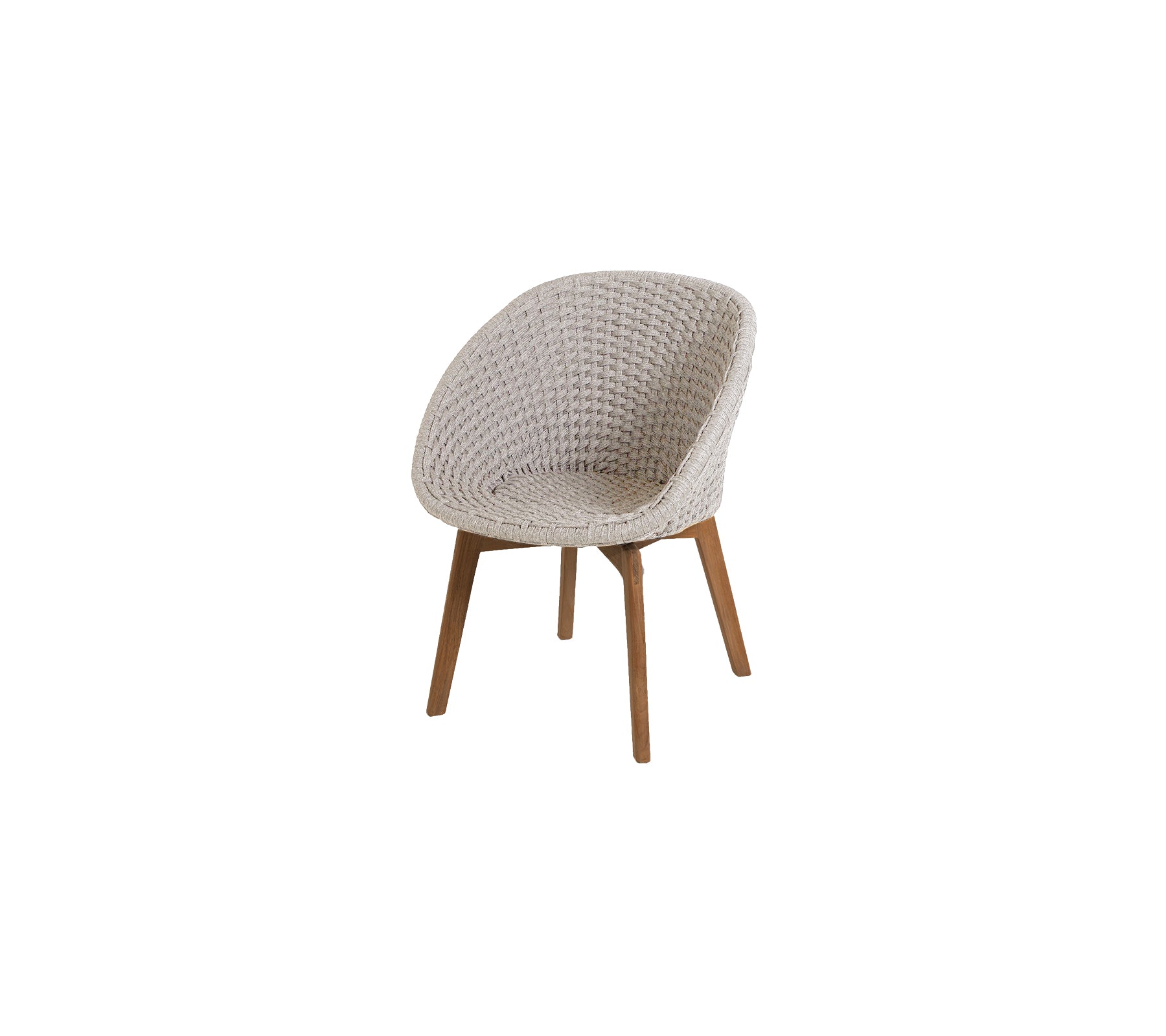 Cane-Line I Peacock chair with teak legs, set of 2