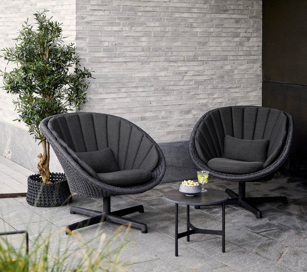 Cane-Line I Peacock Loungesessel Drehbar