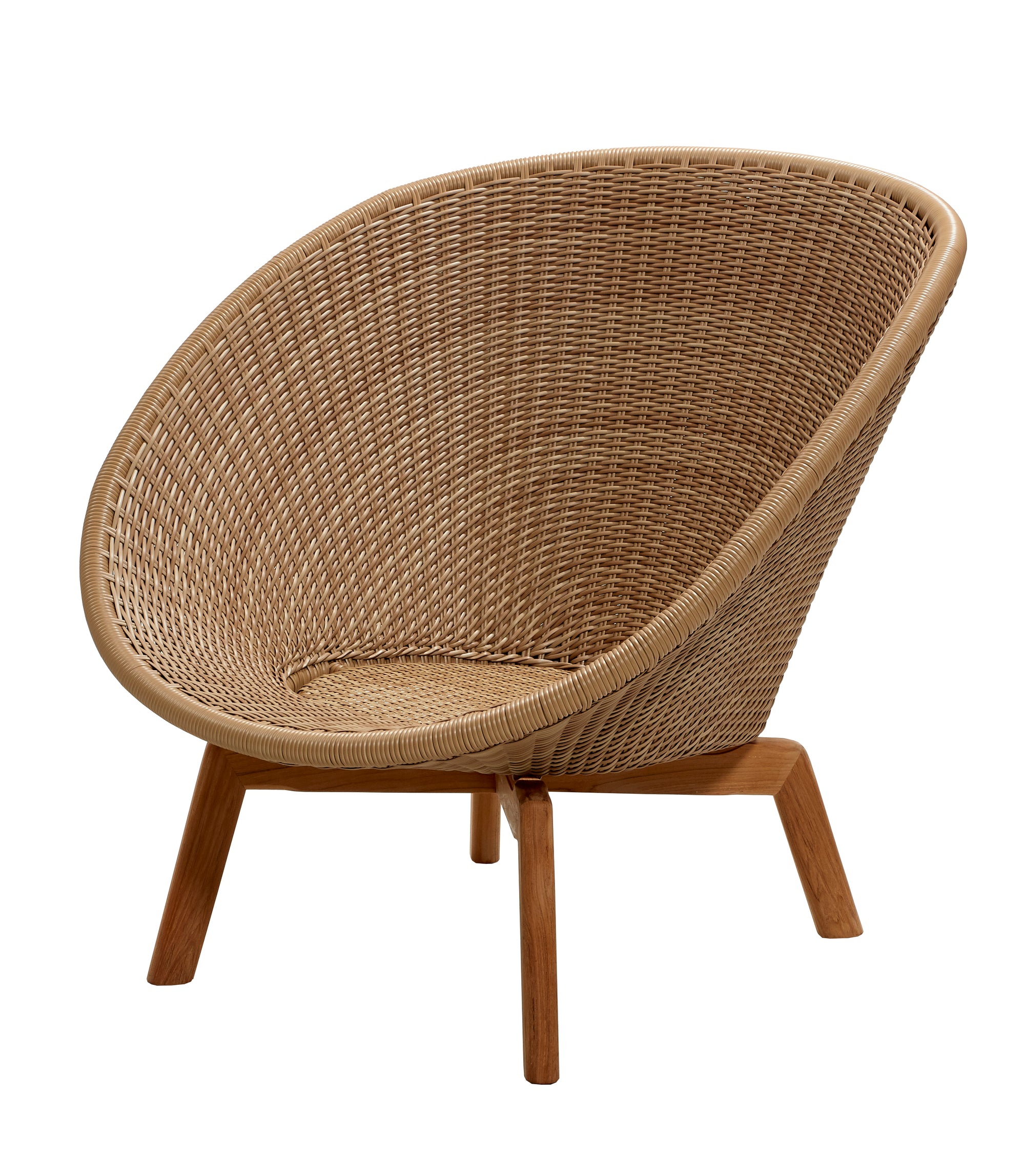 Cane-Line I Peacock Loungesessel Rattanoptik