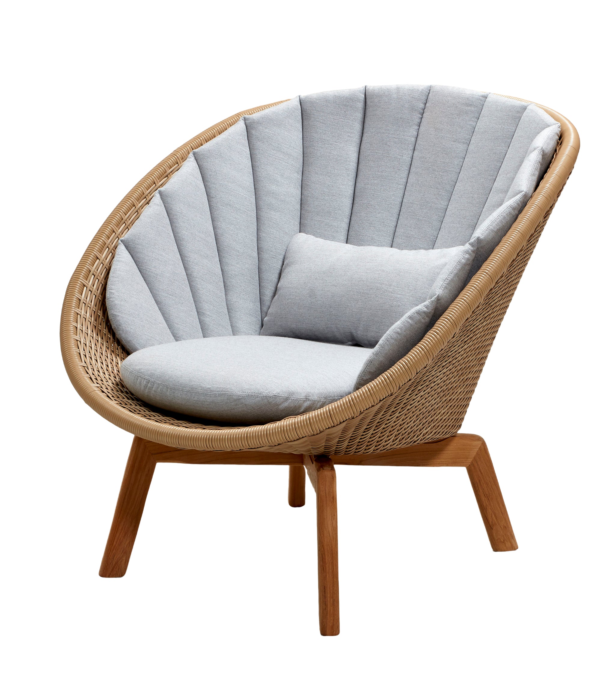 Cane-Line I Peacock Loungesessel Rattanoptik