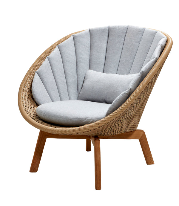 Cane-Line I Peacock Loungesessel Rattanoptik