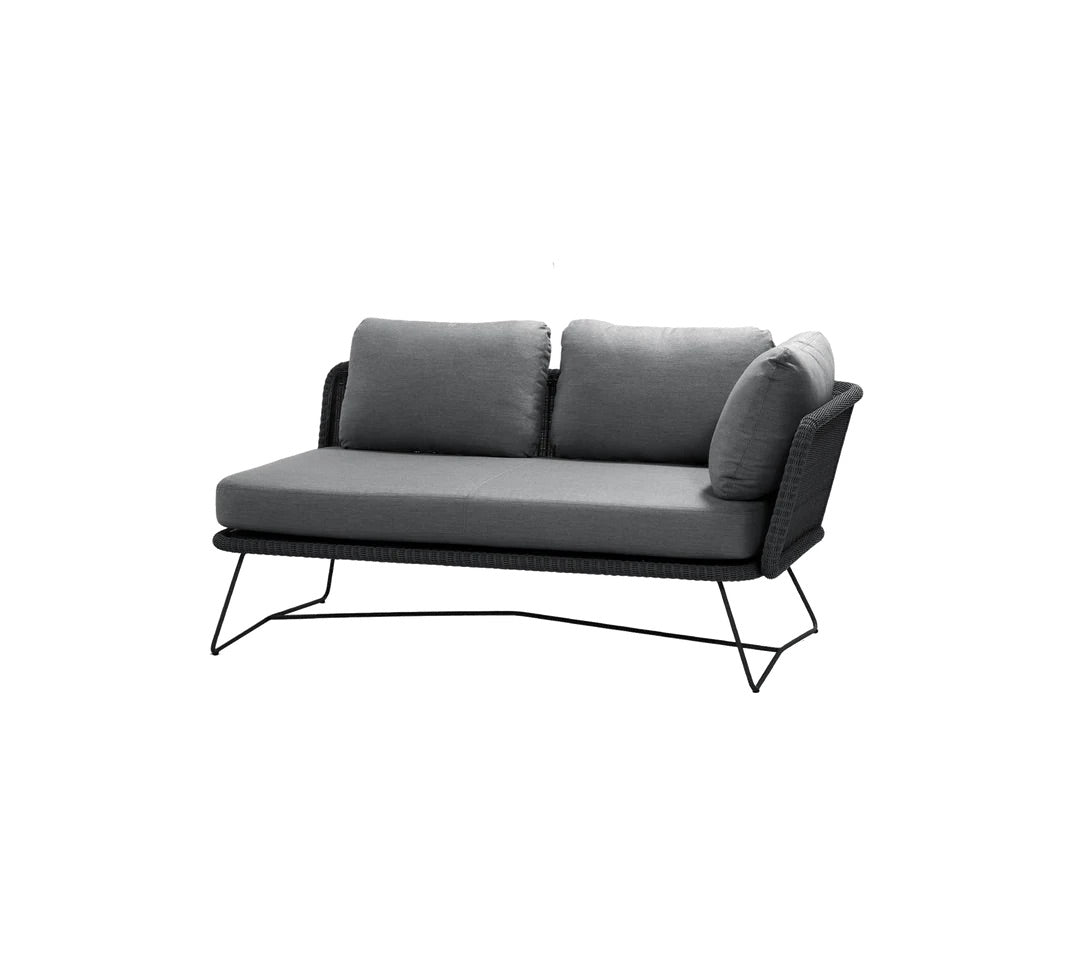 Cane-Line I Horizon 2-Sitzer Sofa-Modul links