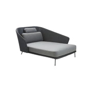 Cane-Line I Mega Daybed mit Armlehne links