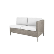 Cane-Line I Connect Dining 2-Sitzer Modulsofa links
