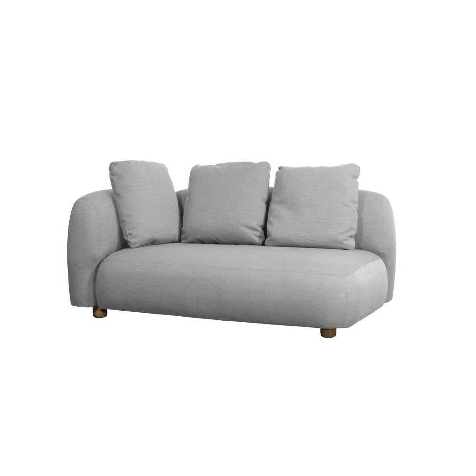 Cane-Line I Capture Zweisitzermodul mit Armlehne rechts