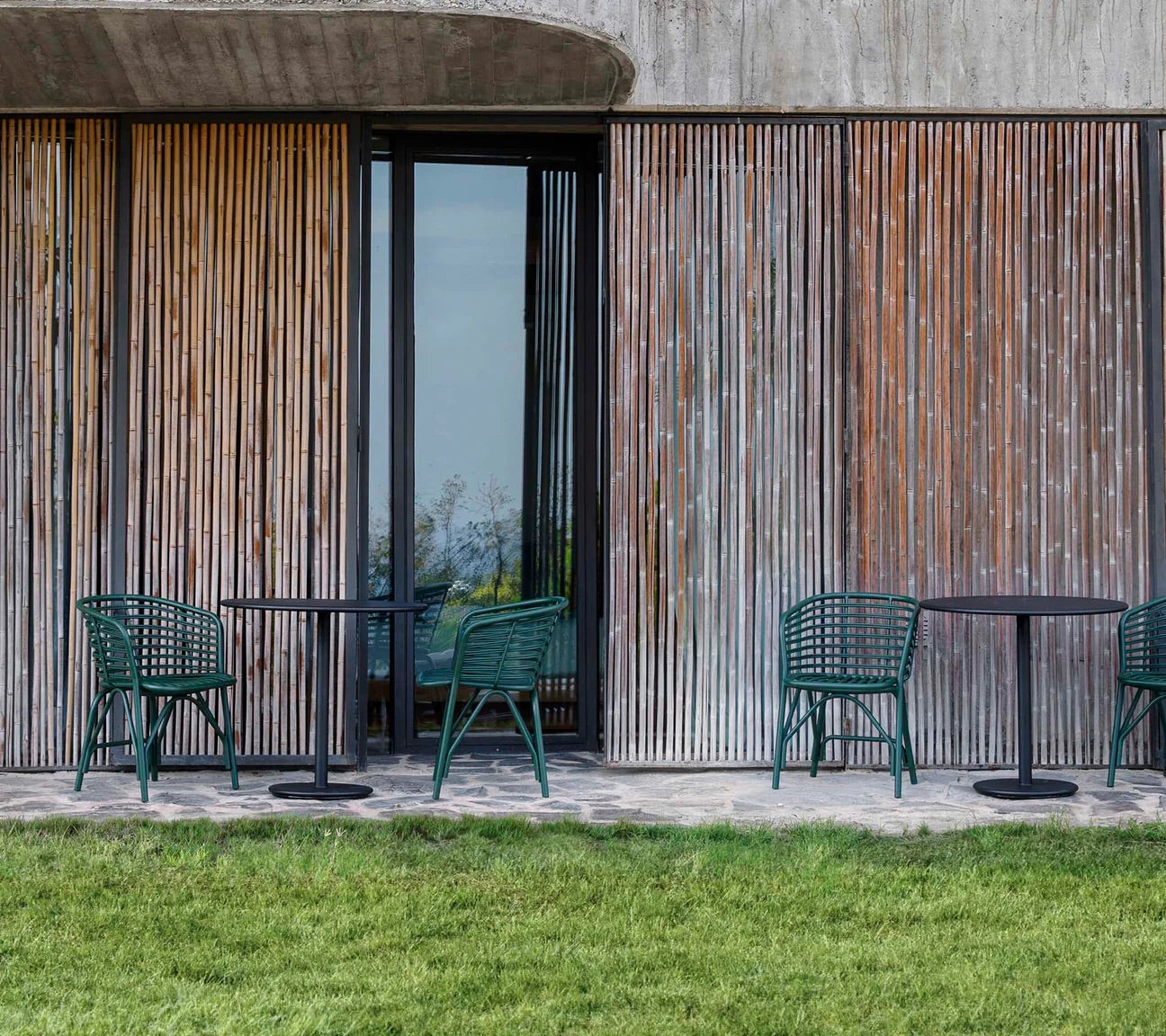 Cane-Line I Drop Bistrotisch 60 cm, rund