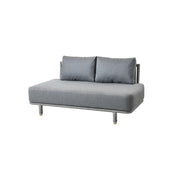 Cane-Line I Moments 2-Sitzer Modulsofa ohne Armlehnen