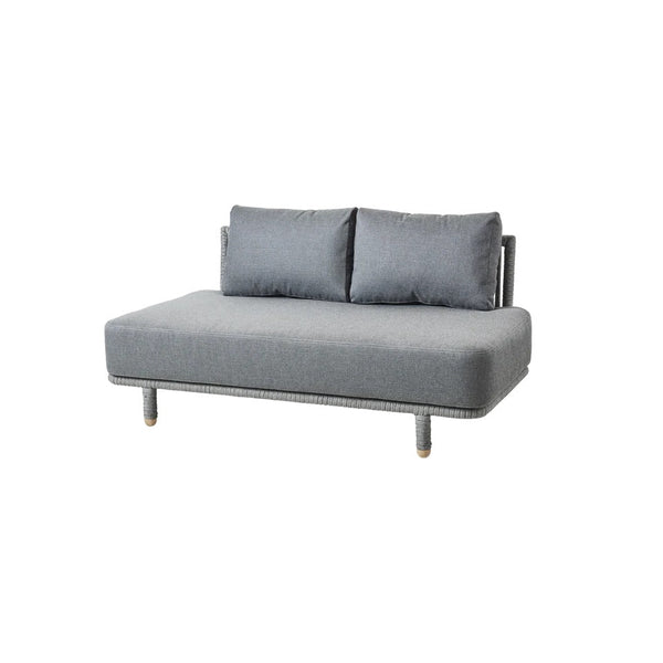 Cane-Line I Moments 2-Sitzer Modulsofa ohne Armlehnen