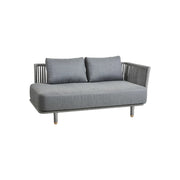 Cane-Line I Moments 2-Sitzer Modulsofa mit Armlehne links
