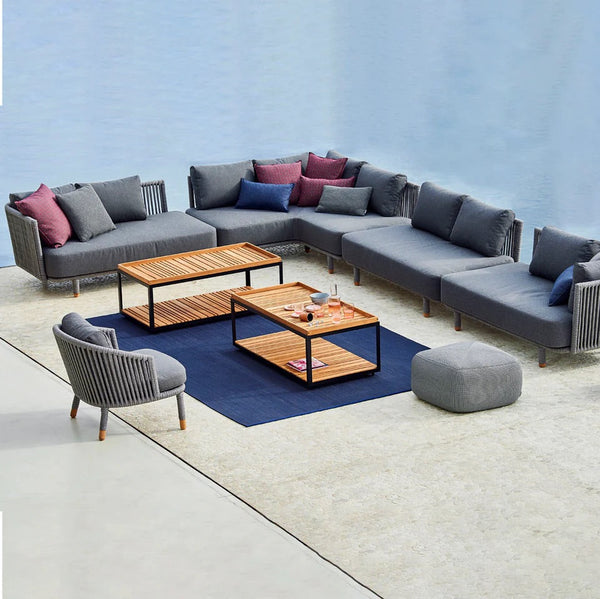 Cane-Line I Moments 2-Sitzer Modulsofa mit Armlehne rechts