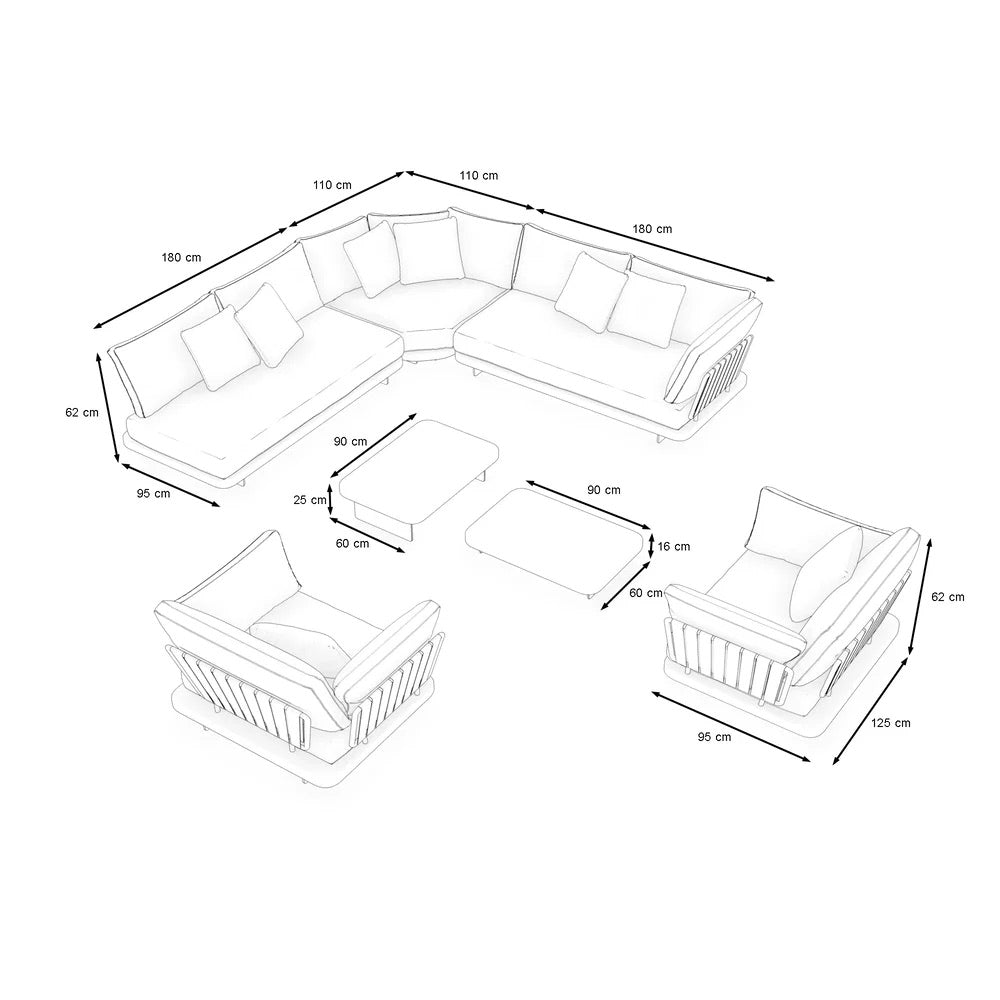 Ploss Aurora Loungegruppe XL – Bild 6