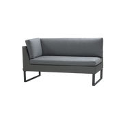 Cane-Line I Flex 2-Sitzer mit Armlehne rechts