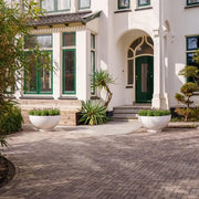 Das BOCCA Pflanzgefäß kombiniert Stil und Funktionalität. Hergestellt aus strapazierfähigem, beschichtetem Stahl, bietet es eine starke Grundierung und eine robuste Deckschicht, die sowohl Schutz als auch Langlebigkeit gewährleisten. Mit einem erhöhten Boden und Ablauflöchern (Ø27 mm) ausgestattet, sorgt es dafür, dass Ihre Pflanzen immer die richtige Menge an Wasser erhalten. Wählen Sie aus einer Vielzahl von RAL-Farben (gegen Aufpreis), um das Pflanzgefäß perfekt auf Ihre Gartenästhetik abzustimmen.