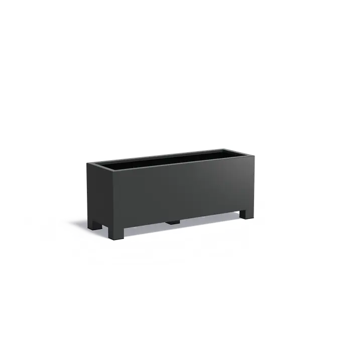 Adezz I Carrez aus Aluminium mit Füßen, rechteckig