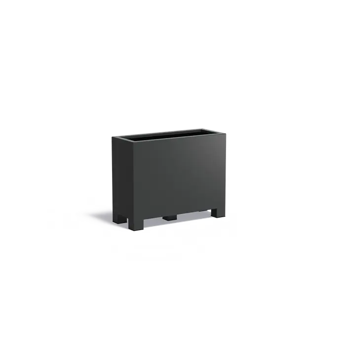 Adezz I Carrez aus Aluminium mit Füßen, rechteckig