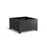 Adezz I Carrez aus Aluminium mit Füßen, quadratisch