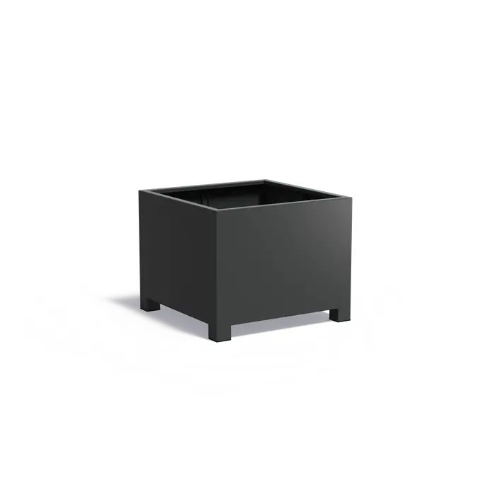 Adezz I Carrez aus Aluminium mit Füßen, quadratisch