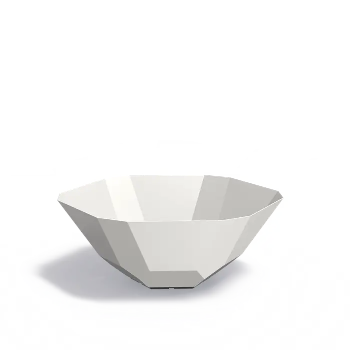 Adezz I Facet Pflanzgefäß aus Aluminium