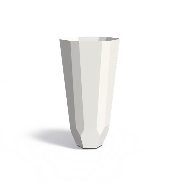 Adezz I Facet Pflanzgefäß aus Aluminium