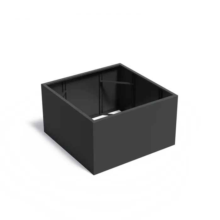 Adezz I Carrez Umrandung aus Aluminium ohne Boden, quadratisch