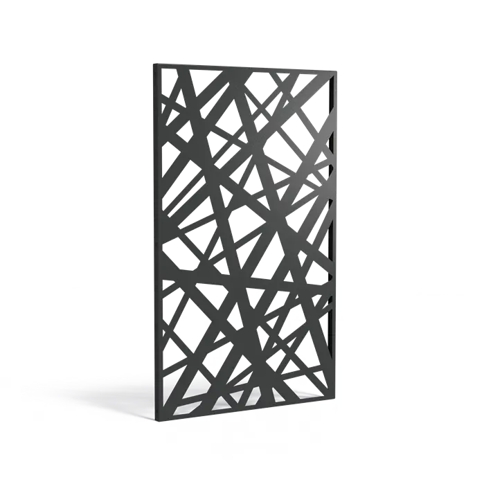 Panneaux en aluminium aux motifs abstraits 