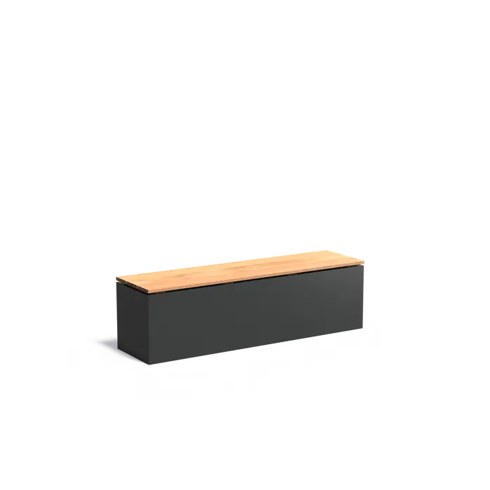 Adezz I Sockel mit Sitz aus Aluminium