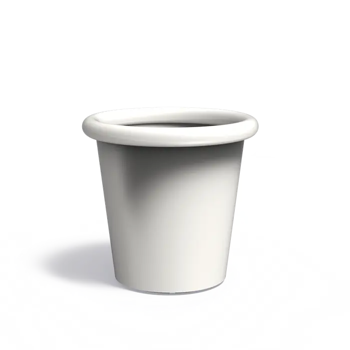 Adezz I Tube Pflanzgefäß aus beschichtetem Stahl