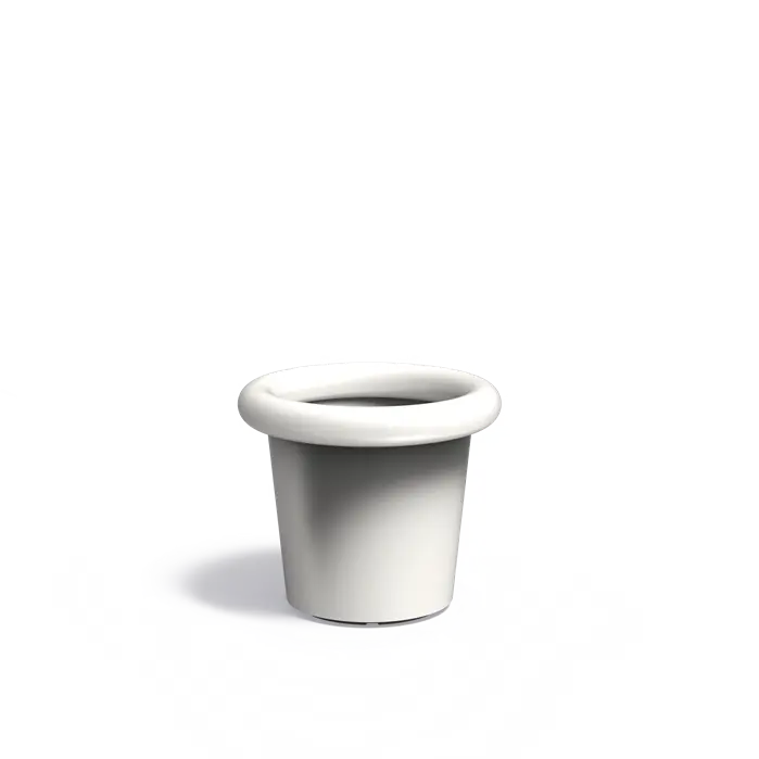 Adezz I Tube Pflanzgefäß aus beschichtetem Stahl