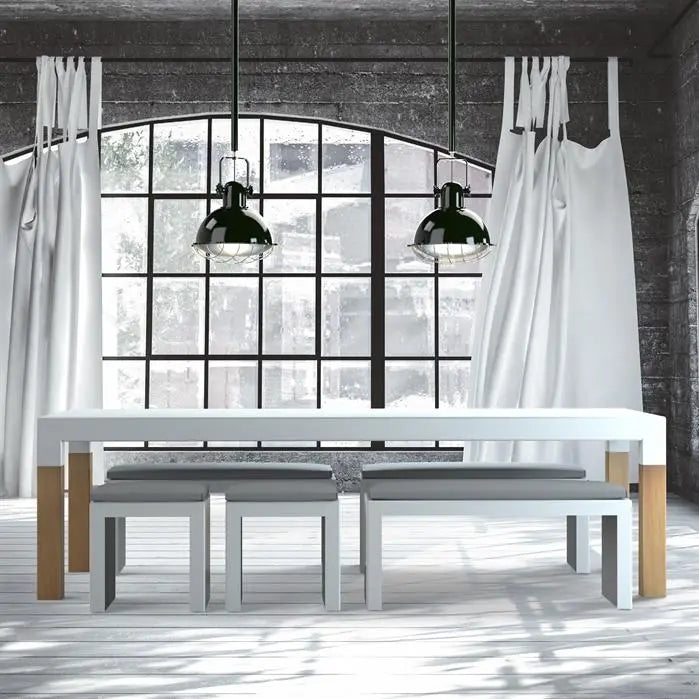 Adezz Borra dining table with oak legs 400 cm 