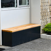 Adezz I Sockel mit Sitz aus Aluminium