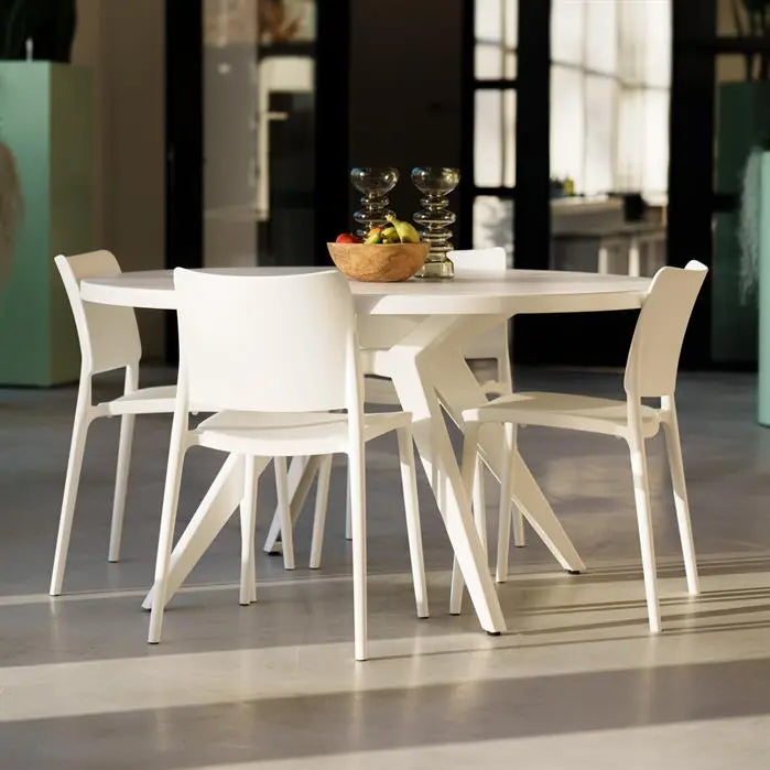 Adezz roller blind dining table round Ø 160 cm 